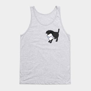 Small Dog with Kamala Harris VP Debate Quote Tank Top